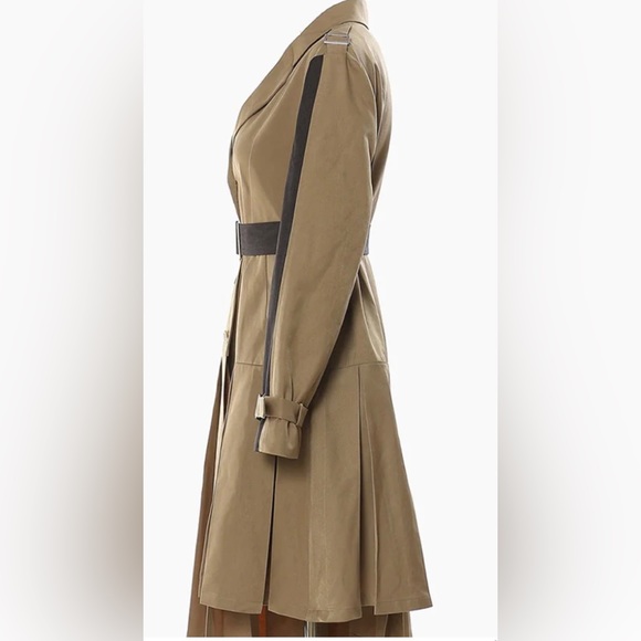 Pleated Trench Dress - Picture 3 of 3